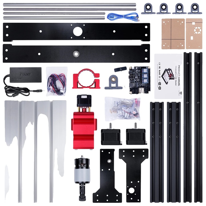 CNC рутер TTC3018 pro, 30x18x4.5cm, метал, пластмаса