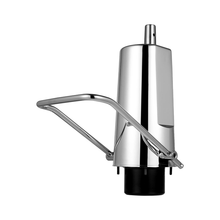 Pompa hidraulica pentru scaun de frizerie, inaltime ajustabila, capacitate mare de incarcare, argintie