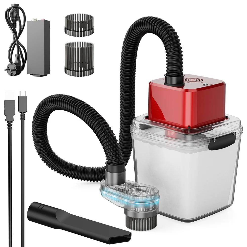 Aspirator cu motor fara perii, functie de pornire/oprire automata, lumina LED, 2.8L, 1.4kg