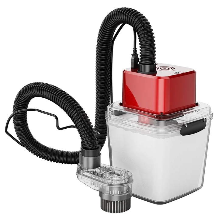 Aspirator cu motor fara perii, functie de pornire/oprire automata, lumina LED, 2.8L, 1.4kg