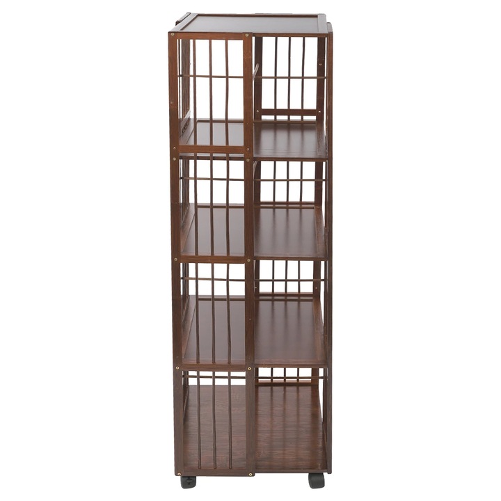 Mobil úszó, forgatható kialakítás, hatékony helykihasználás, barna, 130x40x6.5cm