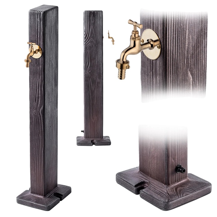 Kerti csap, tömör műanyag, 100x10cm, időjárásálló