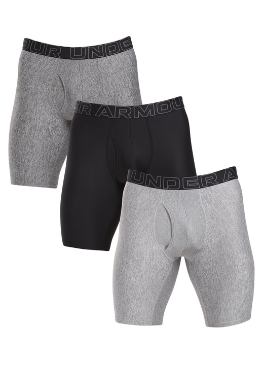 Set 3 boxeri barbati Under Armour multicolor, poliester , talie elastica larga
