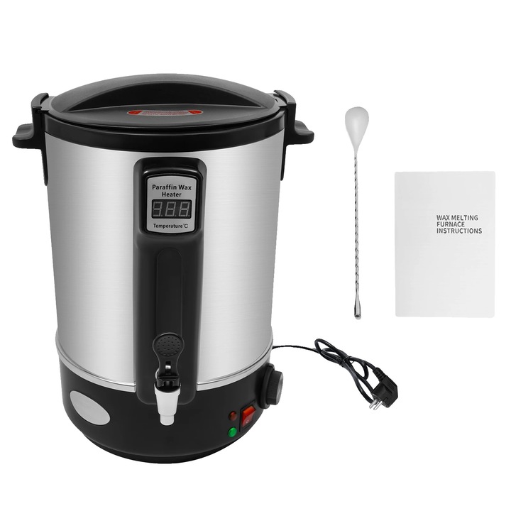 Topitor ceara, capacitate 12L, control temperatura ajustabil, argintiu