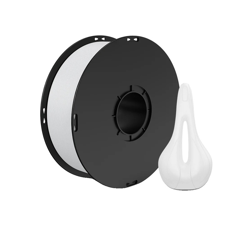Filament 3D, 3kg, fehér, hő- és ütésálló, kompatibilis különböző 3D nyomtatókkal