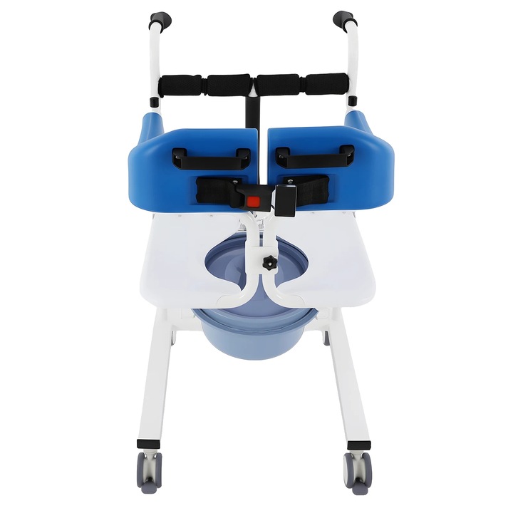Scaun de transfer multifunctional, inaltime ajustabila, albastru, 100 kg, 42-60 cm