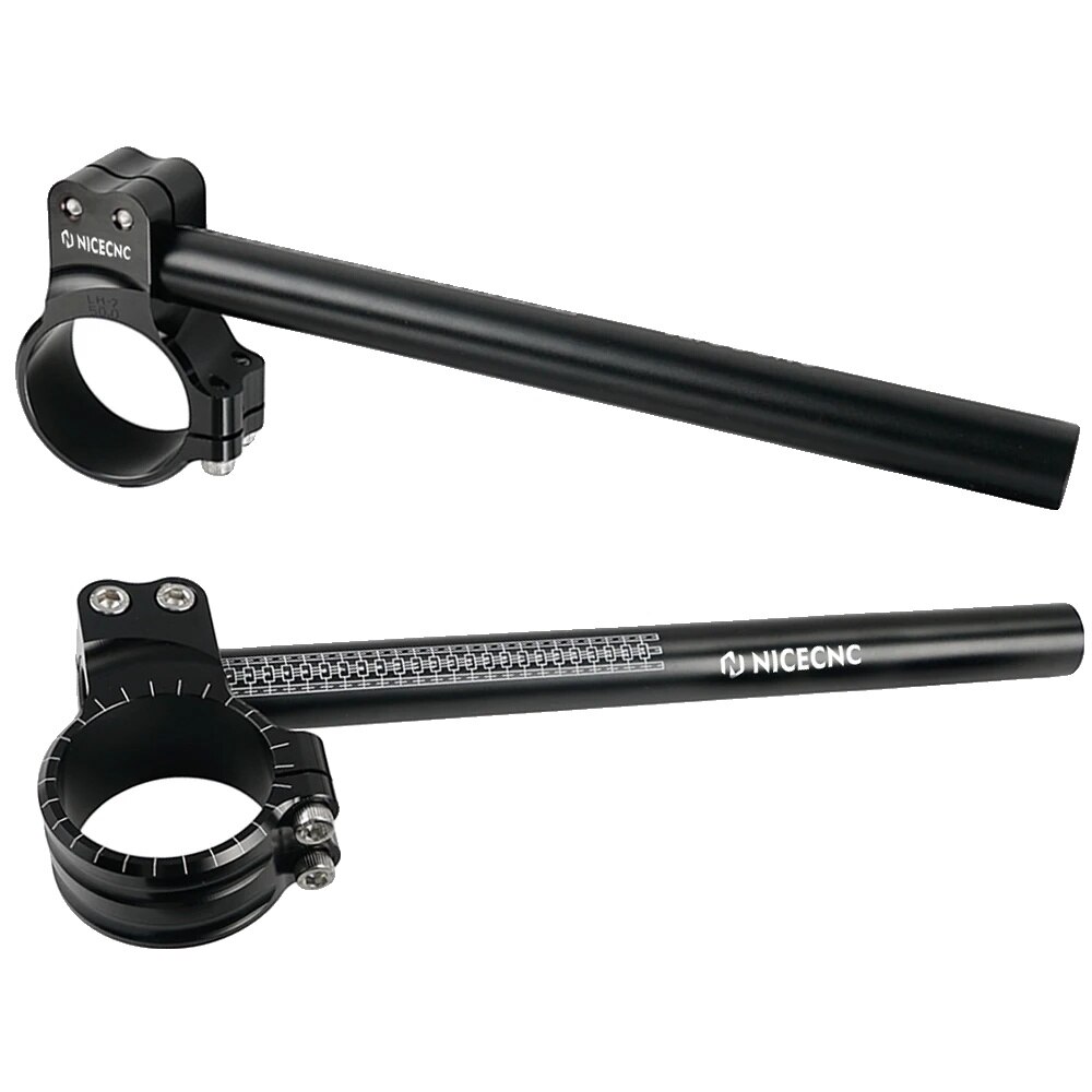 Ghidoane bicicleta, 7075 T-6 aluminiu, design prelucrat CNC, set 1