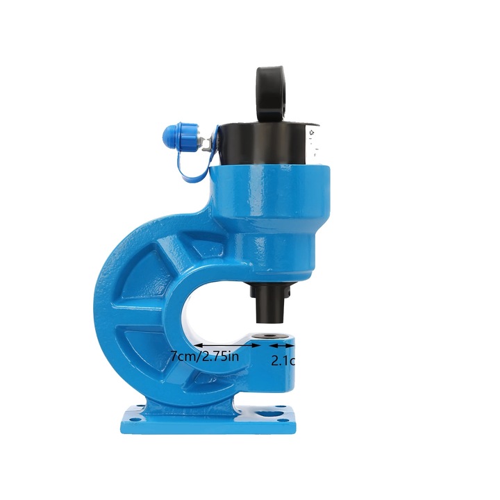 Masina de perforat hidraulic, capacitate 31 tone, dimensiuni die multiple, albastra, 39x25x16cm