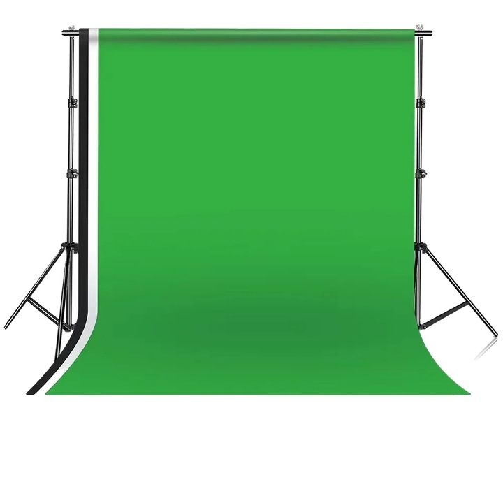 Kit suport fundal fotografie, 2000x2000mm, trei culori, constructie usoara