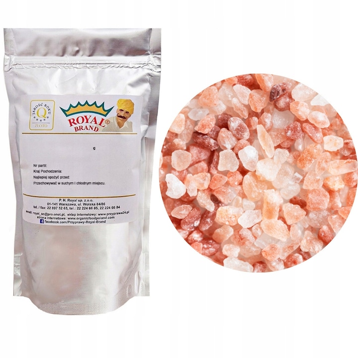 Sare de Himalaya 1kg, Royal Brand, roz, calitate naturală
