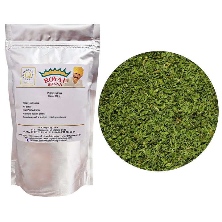 Patrunjel uscat Royal Brand 100g, ambalaj HoReCa, handmade, 100% natural