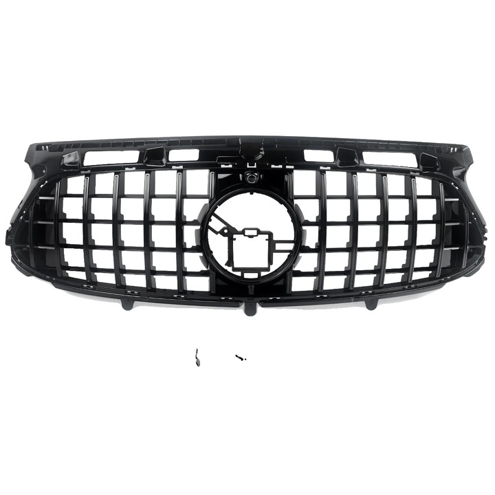Grila frontala, GT R Style, negru lucios, 97.79x24.13x11.43cm, pentru GLA-Class (2020-2023)