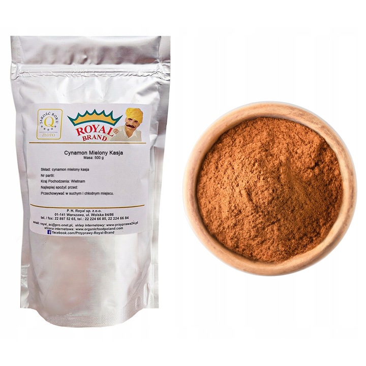 Scortisoara macinata Cassia Royal Brand 1Kg, aromata, calitate superioara