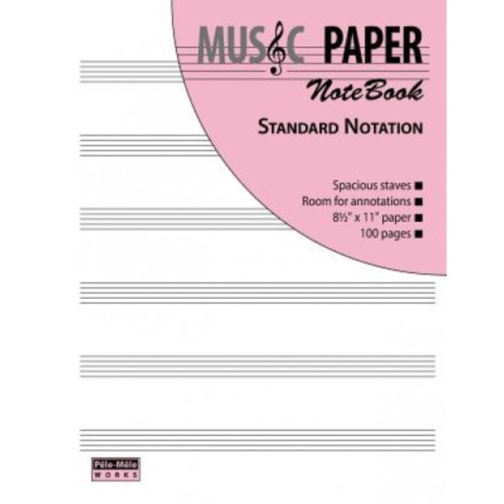 Music Paper Notebook - Standard Notation, Ashkan Mashhour (Author)