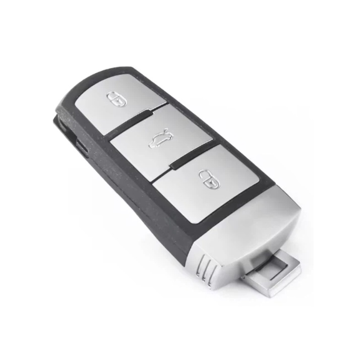 Кутия за ключ за кола, 3 бутона, черен, 1 брой, пластмаса, VW Passat CC Magotan