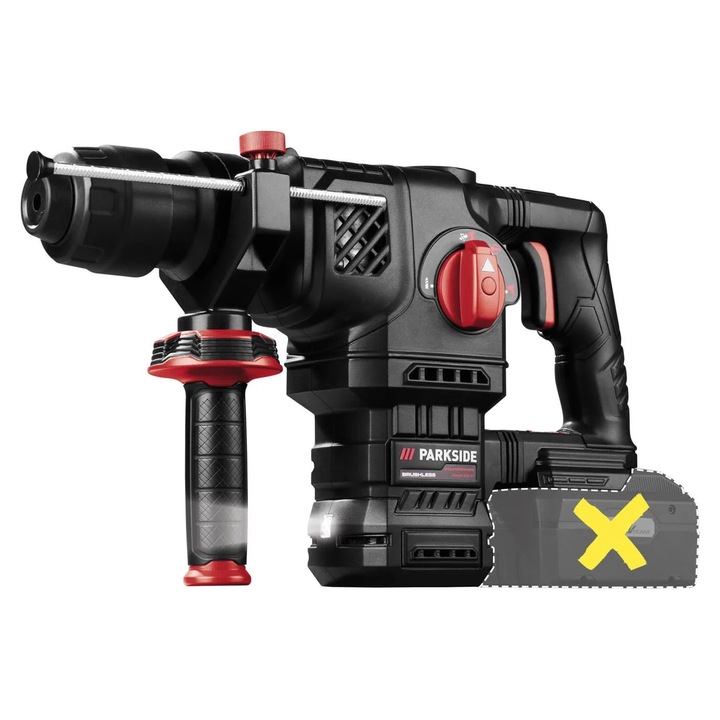 Ciocan rotopercutor 20V 5, 8 J PARKSIDE PERFORMANCE PKHAP 205 A1, fara baterie si incarcator