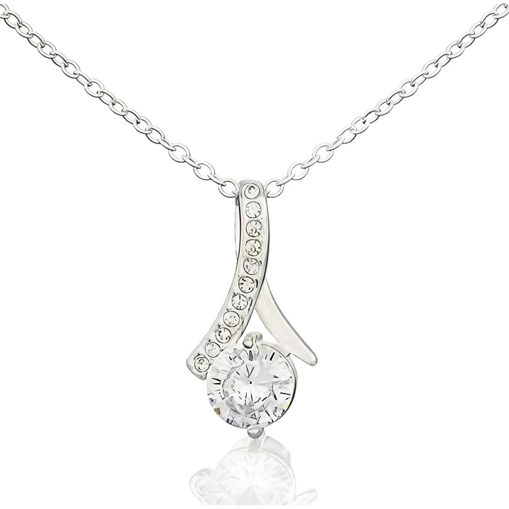 Colier de dama din argint 925, Soulmate, Gravat cu siluete umane simbolice, Pandantiv cu design romantic si modern, Finisaj delicat, Ambalaj elegant cutie cadou, Ideal pentru aniversari si zile