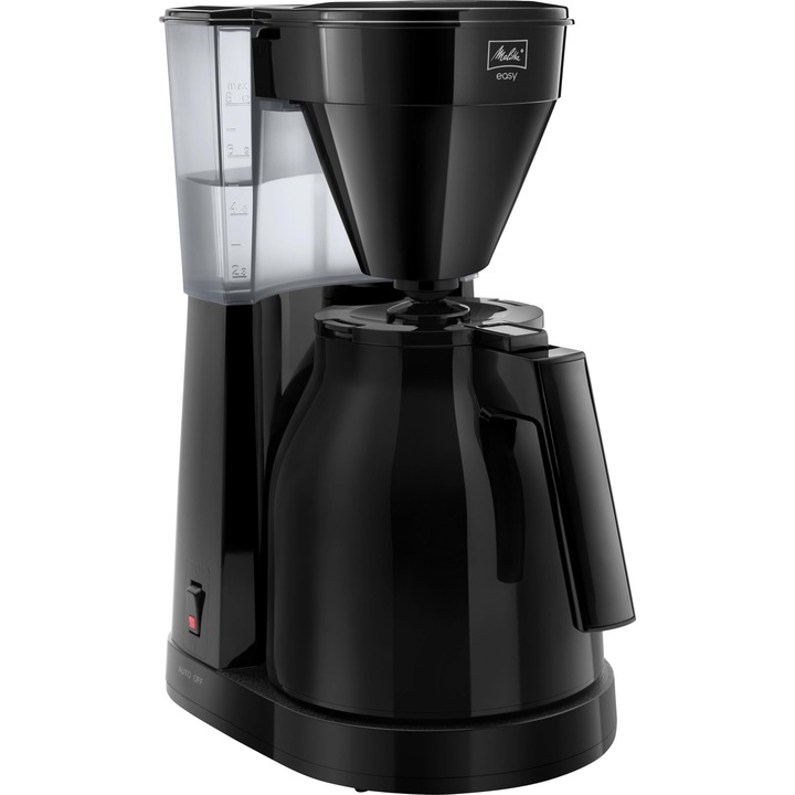Melitta Easy Therm kávéfőző, termosz, szűrő, fekete, 1.25l