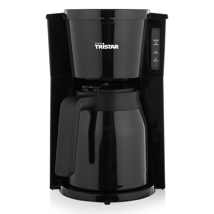 Cafetieră Tristar, termos 1l, 900W, 8-10 cești, inox