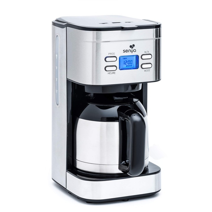Aparat de Cafea Senya Sybf-Cm025, otel inoxidabil, 1.2L, cafea măcinată