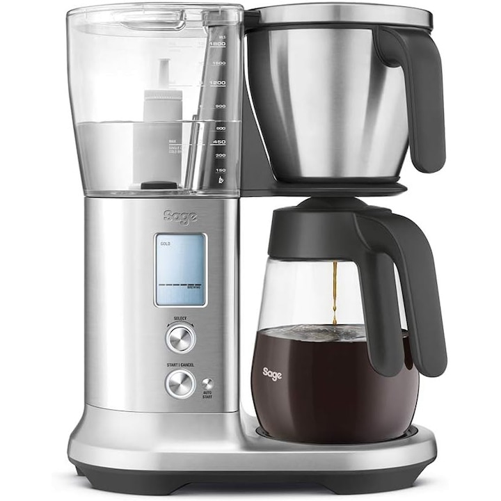 Cafetieră filtrantă, Sage, The Precision Brewer, sticlă, inox periat, 1.25l