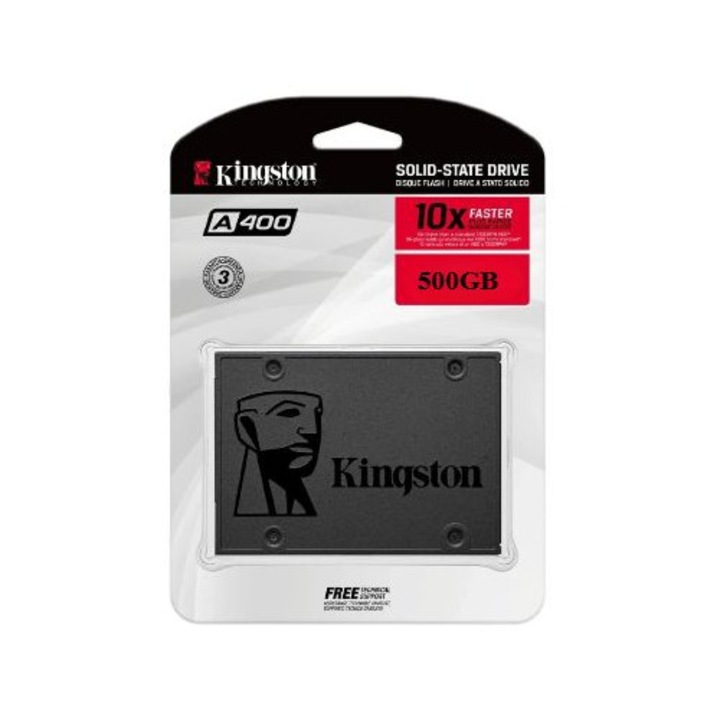 SSD вътрешен 1TB 2.5 инча SATA III Kingston A400