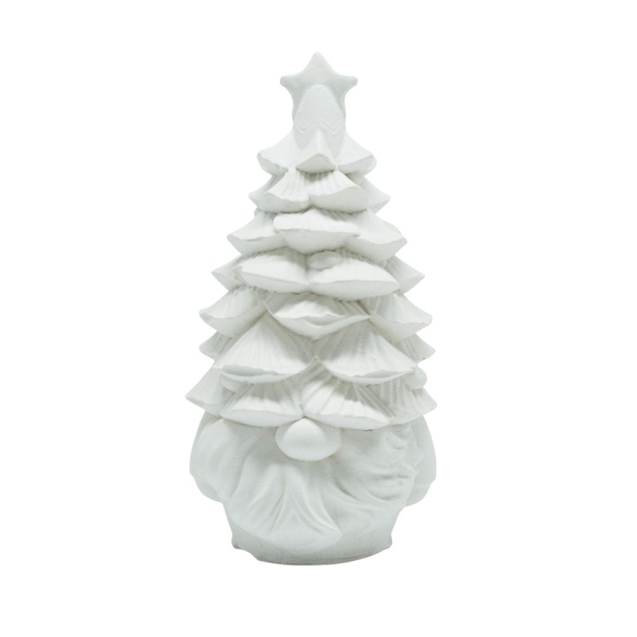 Ipsos festhető figura - Karácsonyfa 3 manóval, 10x5x4cm, karácsonyi és téli dekoráció