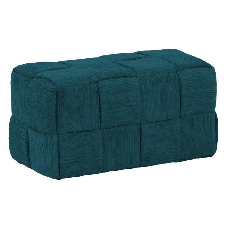 Taburet Tapitat KJS030, 70cm x 38cm x 36cm, Verde