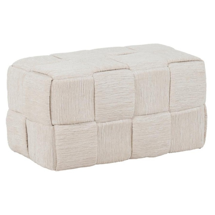 Taburet Tapitat KJS030, 70cm x 38cm x 36cm, Bej