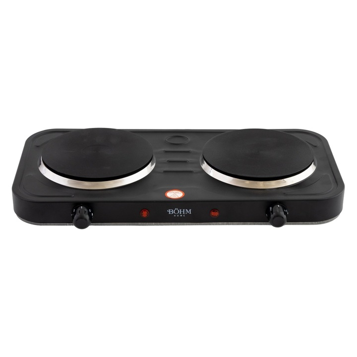 Plita electrica dubla BOHM BE-H-004L-B negru