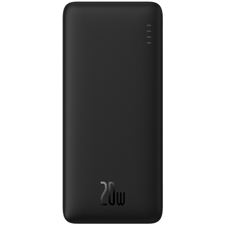 Bancă de alimentare pentru mobil, Baseus, 30000 mAh, 20 W, Negru, USB-C