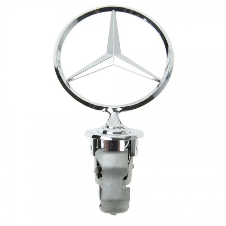 Embléma logó Mercedes-Benz 44mm, ezüst