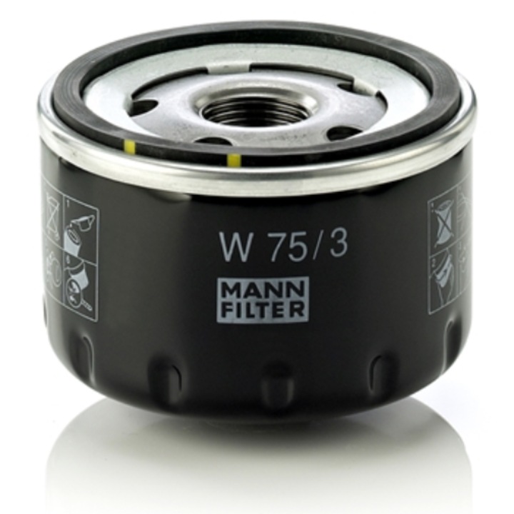 Маслен филтър Mann, W 75/3, 1.4-1.6 Бензин, за Log/Sand, 2004-2012 г.