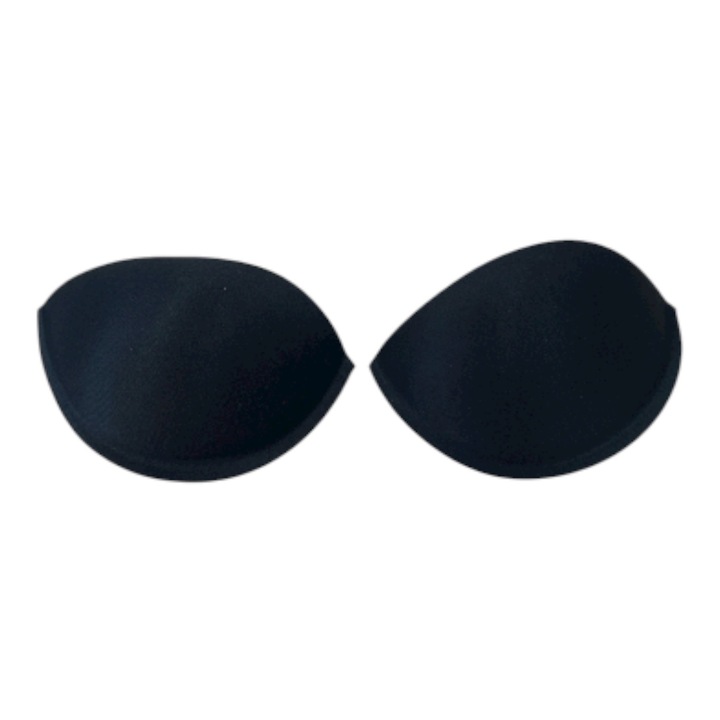 Pernute sutien, negre, cod 741, cu push-up, marimea 90, set 5 perechi