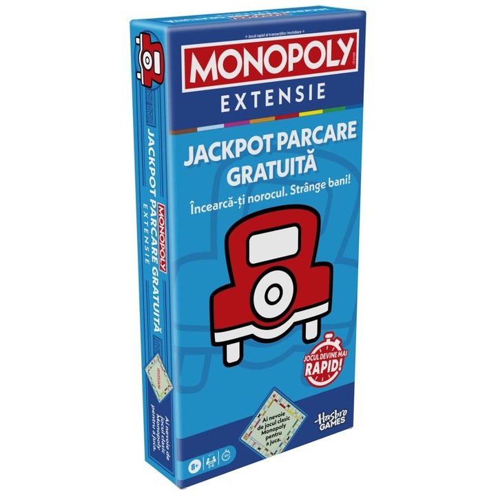 Monopoly kiegészítő, családnak, ingyenes parkolás