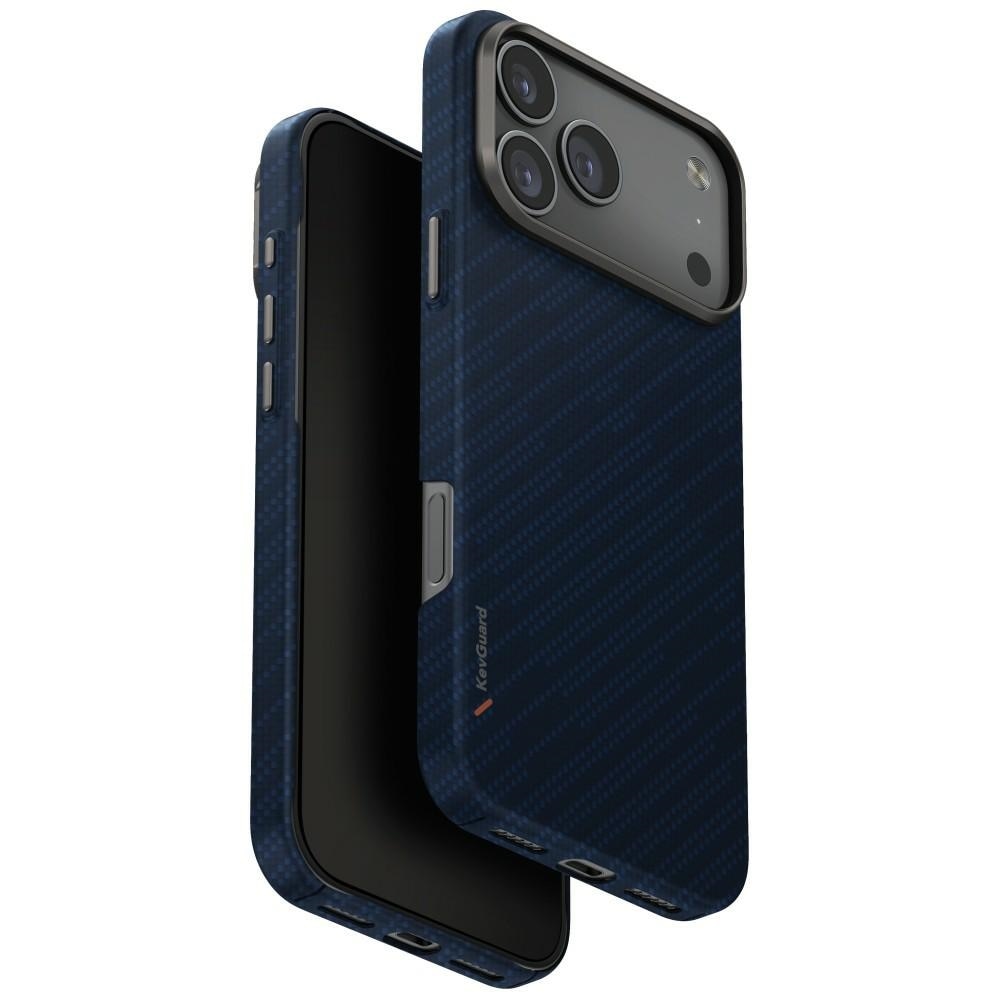 Carcasa Uniq Keva EDGE cu MagClick compatibila cu iPhone 17 Pro Max, Albastru