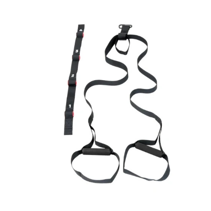 Лента за упражнения, Iron Gym, тренажор за окачване, компактен, регулируем, многоцветен