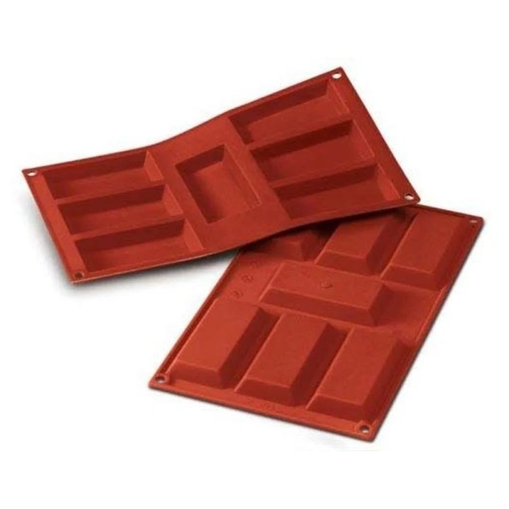 Forma silicon FINANCIERS, 7 cavitati - SilikoMart