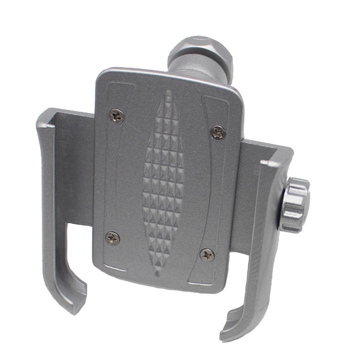 Suport Universal de Telefon - Aliaj de Aluminiu, pentru Maner Modificat Motocicleta/Oglinda Spate, Potrivit pentru Bicicleta