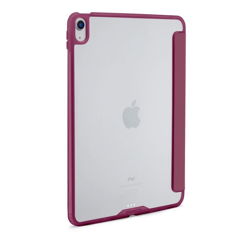 Husă flip cover Pipetto Origami No1, Burgundy, 5 poziții de susținere, compatibilă cu iPad 10 (2022)