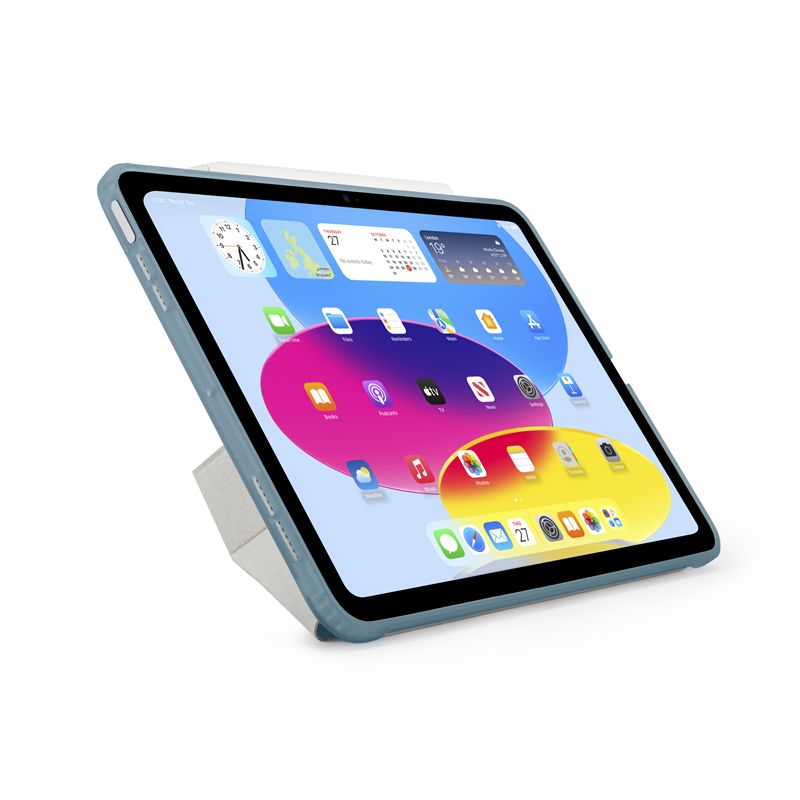Husa flip cover Pipetto Origami No1 Original compatibila cu iPad (A16) / iPad 2022, Verde