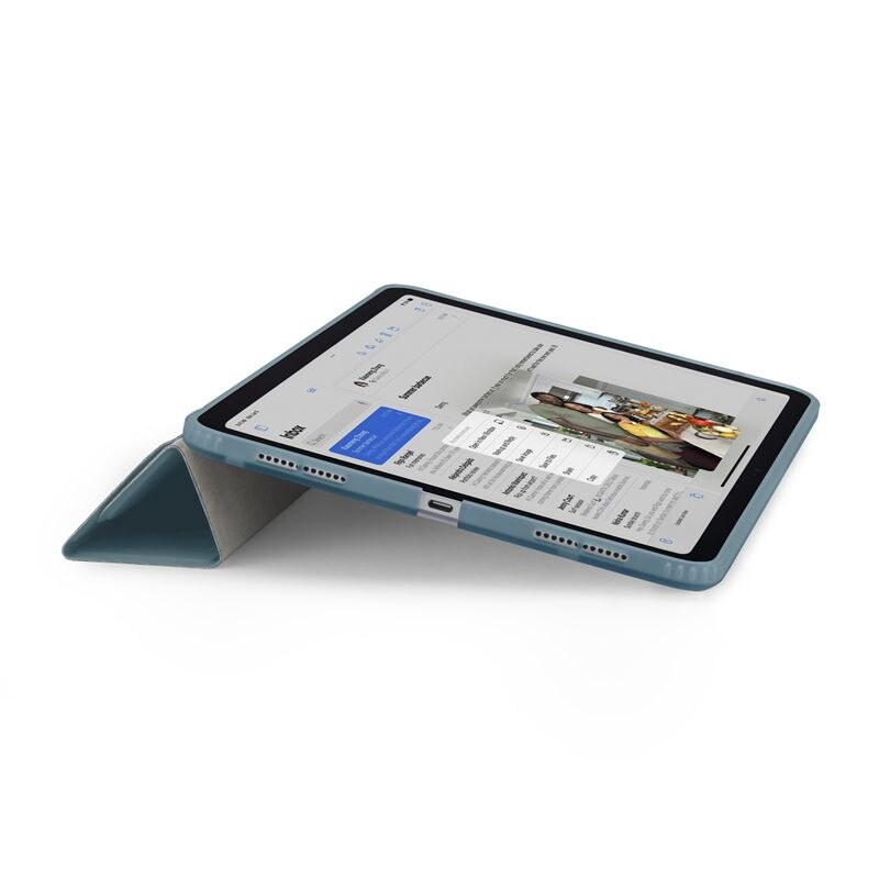 Husa flip cover Pipetto Origami No1 Original compatibila cu iPad (A16) / iPad 2022, Verde