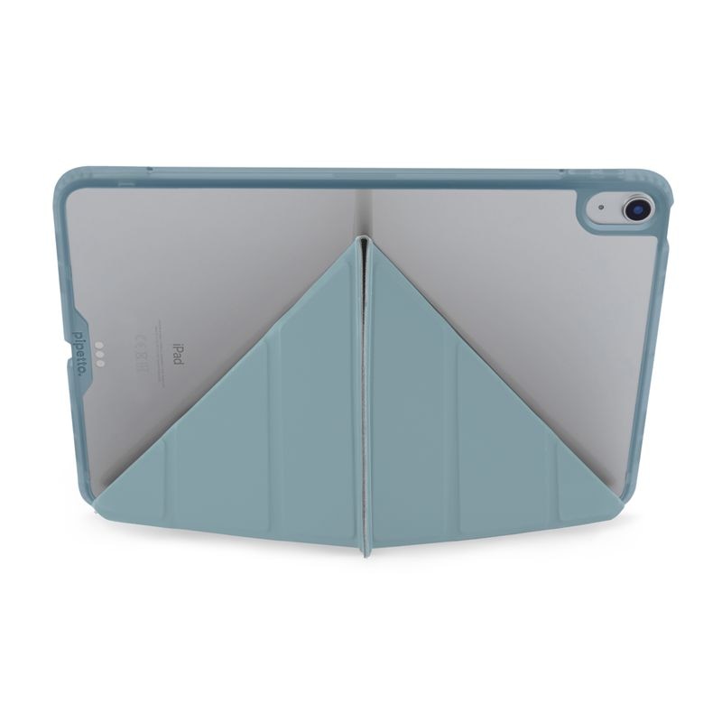 Husa flip cover Pipetto Origami No1 Original compatibila cu iPad (A16) / iPad 2022, Verde