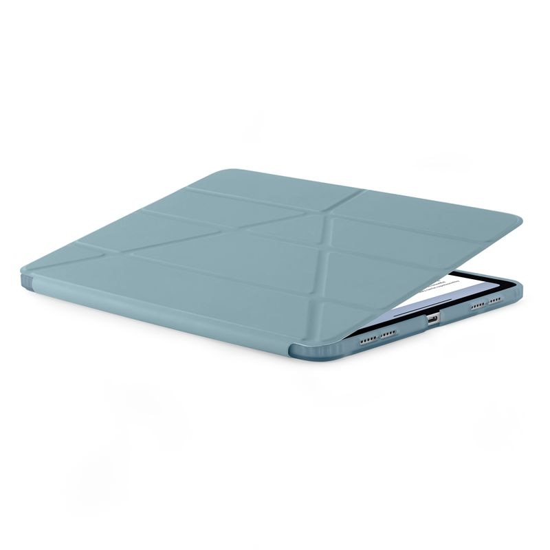 Husa flip cover Pipetto Origami No1 Original compatibila cu iPad (A16) / iPad 2022, Verde