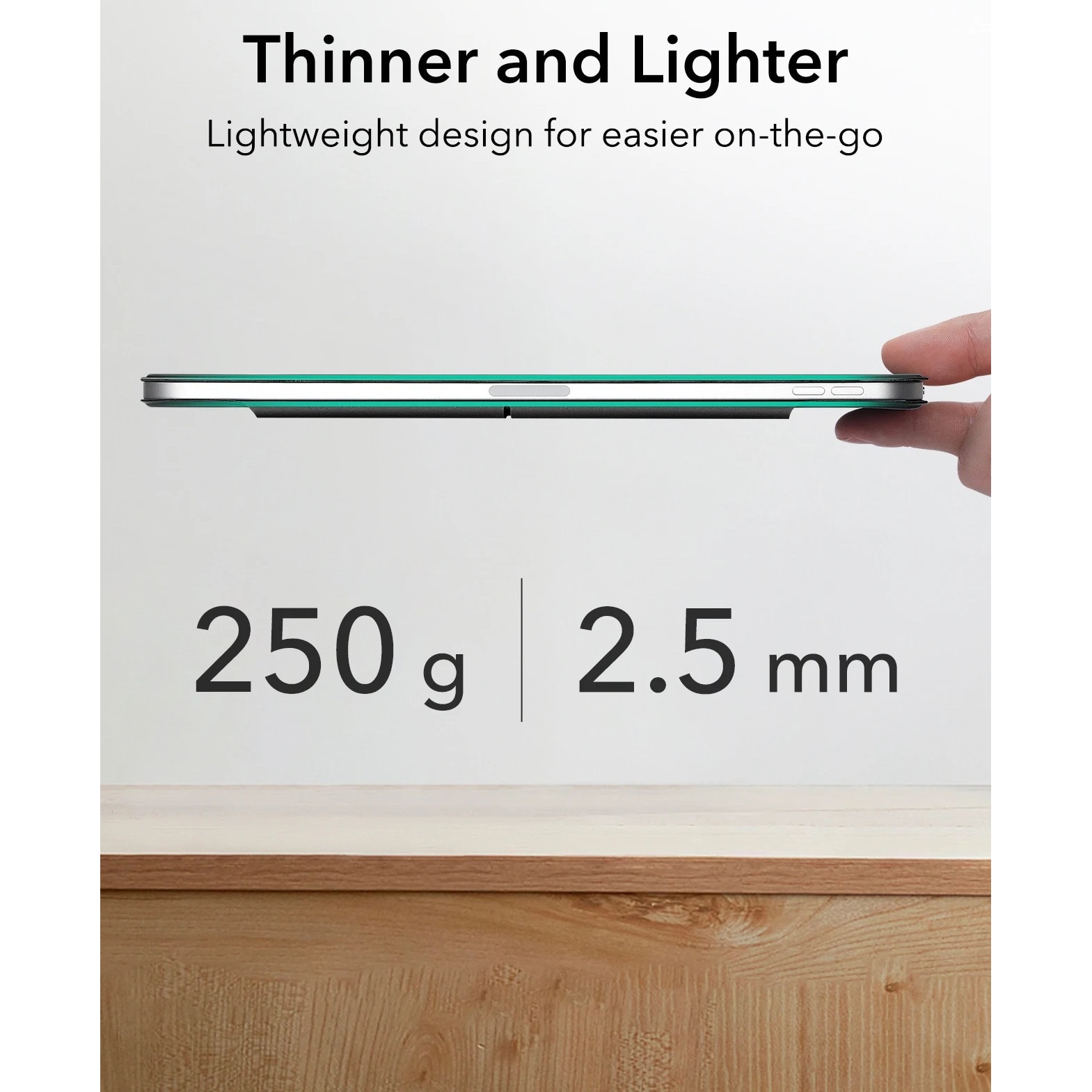 Husă magnetică REVOMAG pentru iPad Pro 11", suport Pencil Pro, culoare neagră, 2024/2025