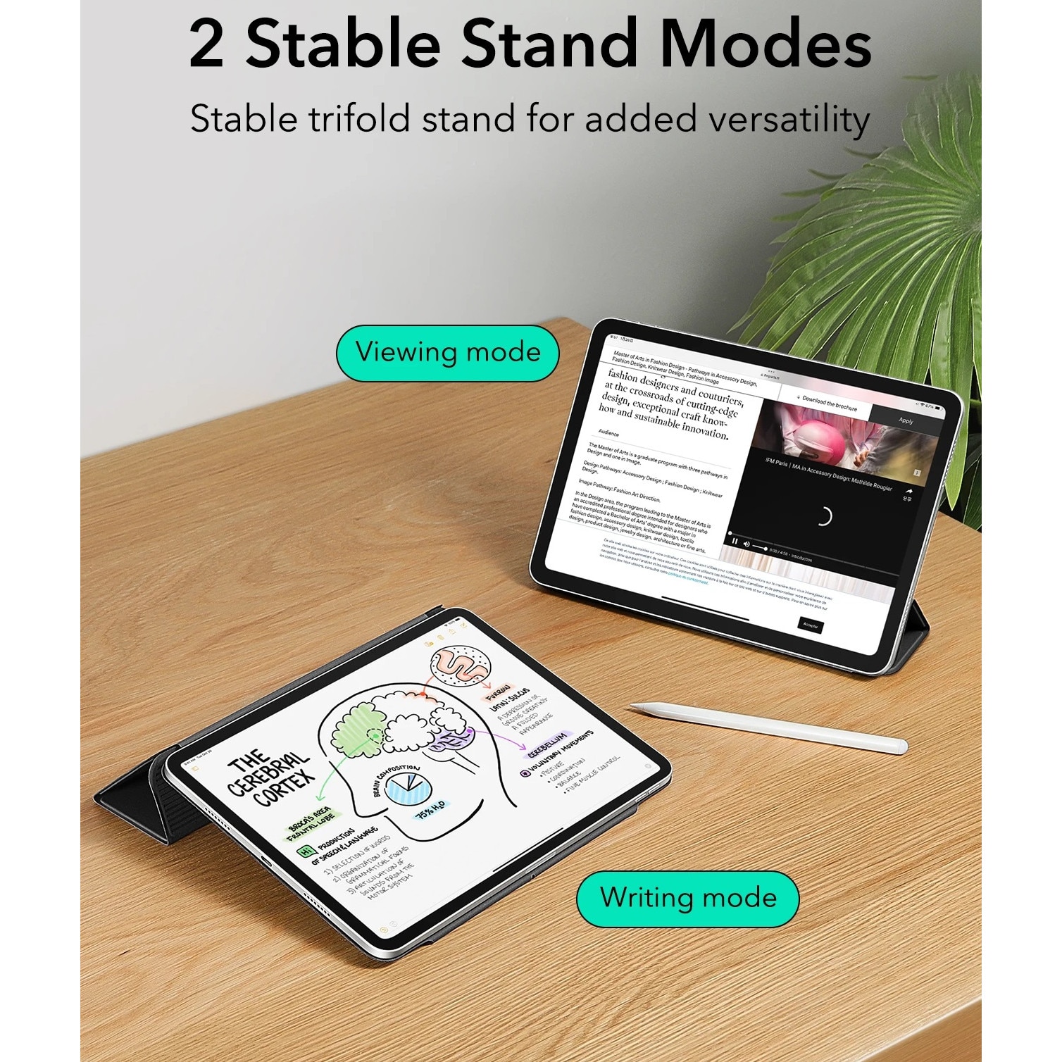 Husă magnetică REVOMAG pentru iPad Pro 11", suport Pencil Pro, culoare neagră, 2024/2025