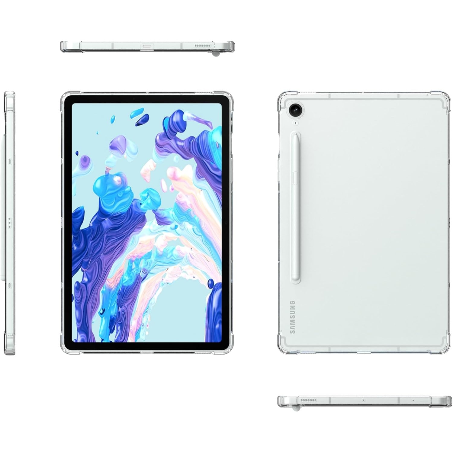 Husa pentru Samsung Galaxy Tab S10 Lite / FE 10.9″ (2025), Silicon TPU, Transparenta