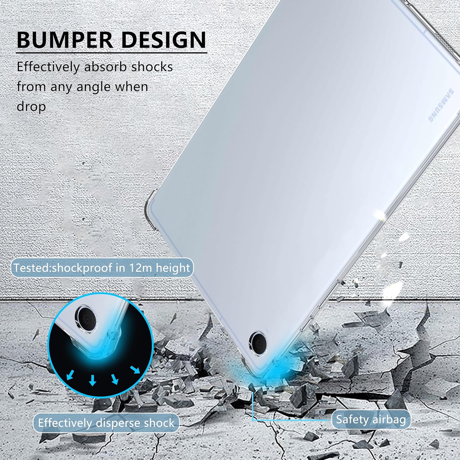 Husa Silicon pentru Samsung Galaxy Tab A11, 8.7" (2025) Ultra Clear, TPU Transparent