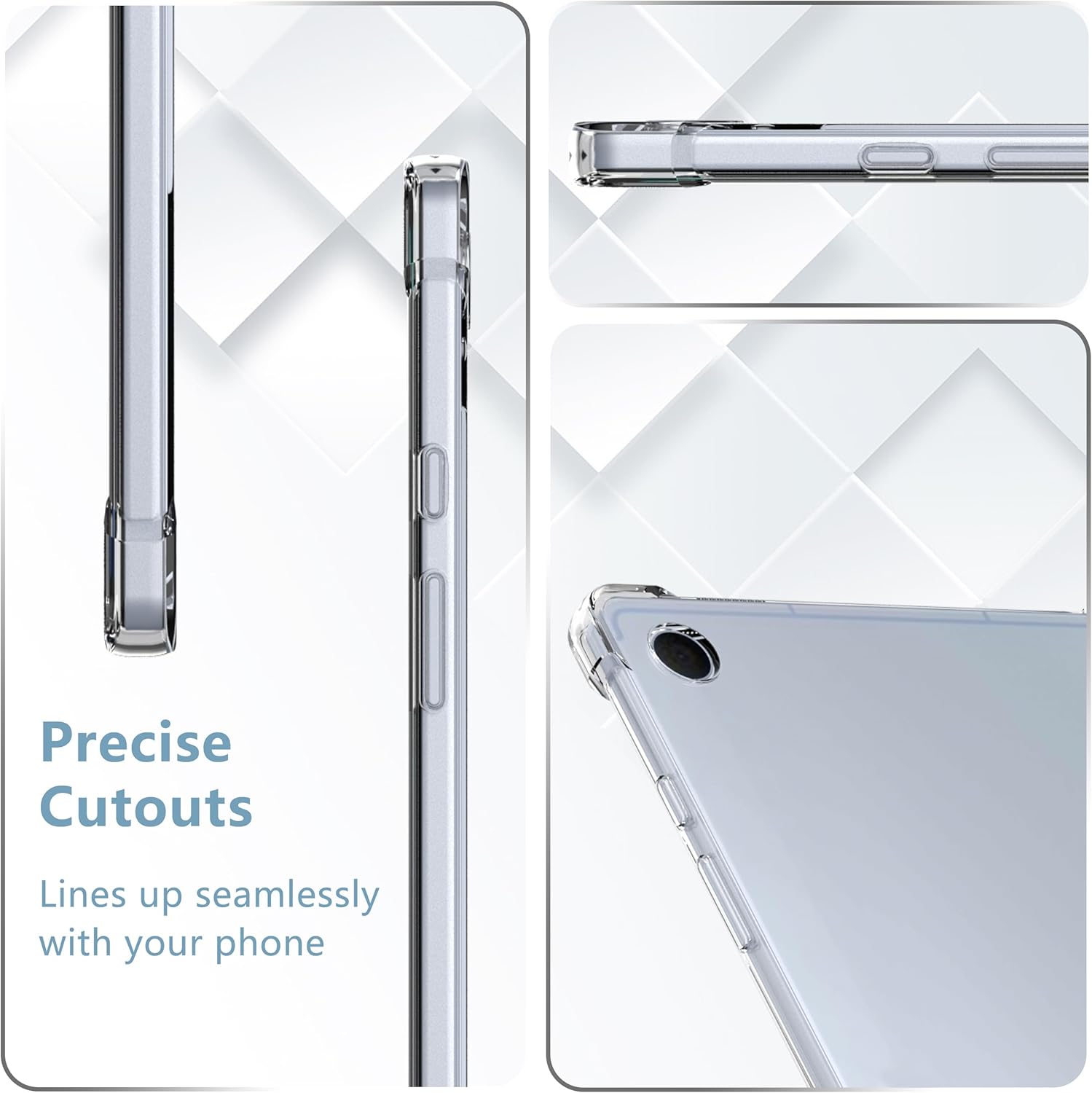 Husa Silicon pentru Samsung Galaxy Tab A11, 8.7" (2025) Ultra Clear, TPU Transparent