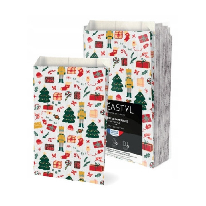 Punga De Hartie Pentru Cadouri, Neopac, Gramaj 60 G/M², Tip Manere Fara Manere, Executie De Inalta Calitate, Design Clasic, 12 Cm X 20 Cm X 4,5 Cm, Alb